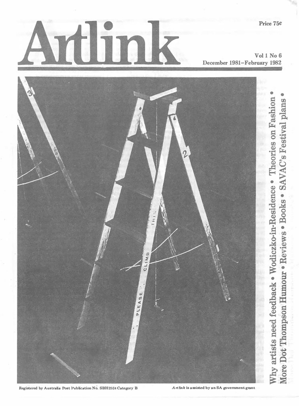 Issue 1:6 | December 1982 | Artlink 1:6